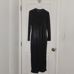 Snakeskin Pattern Faux Leather Midi/Ankle Length Body Con